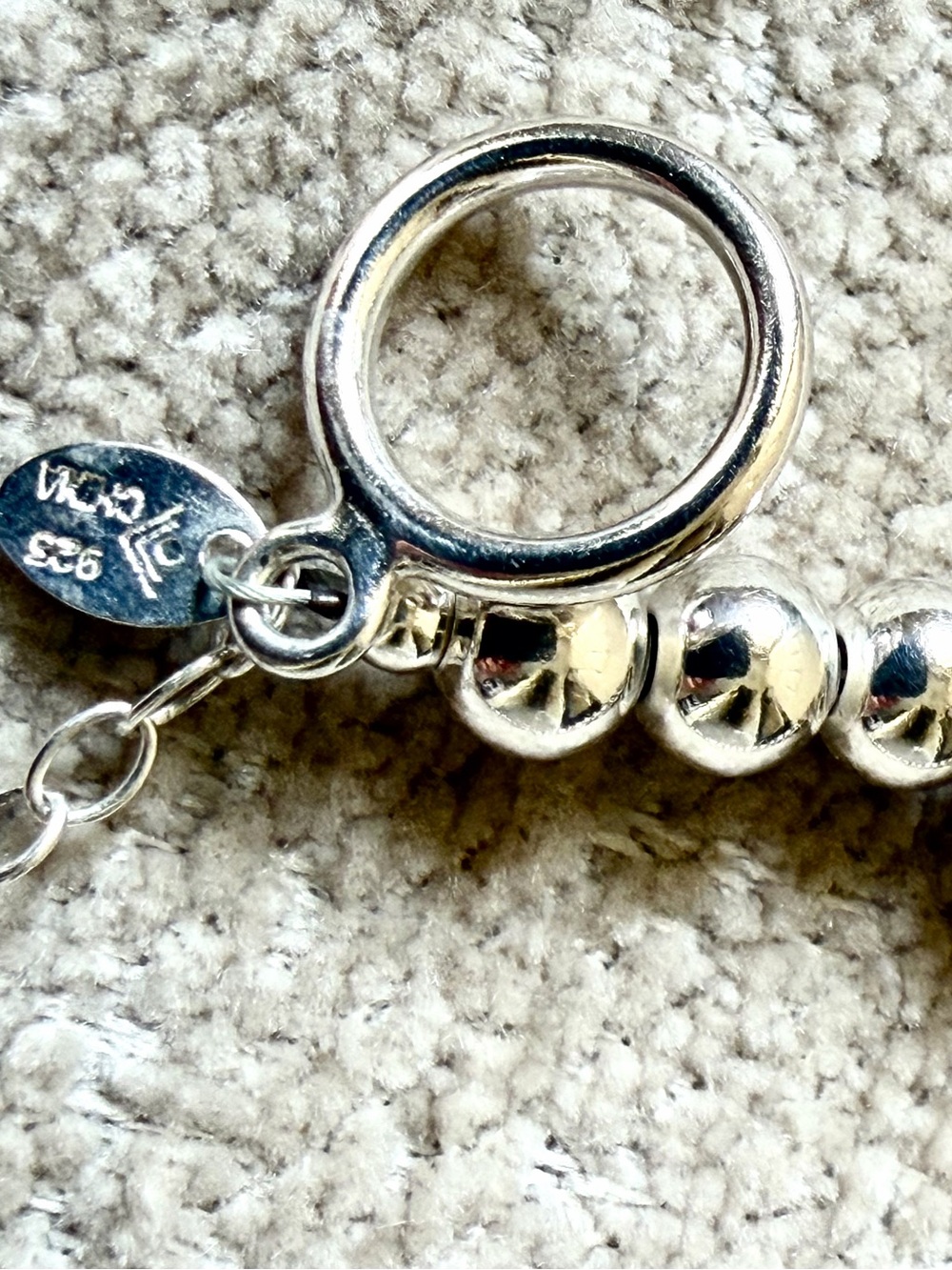 Silpada Sterling Silver Ball Bead Bracelet - Picture 9 of 11